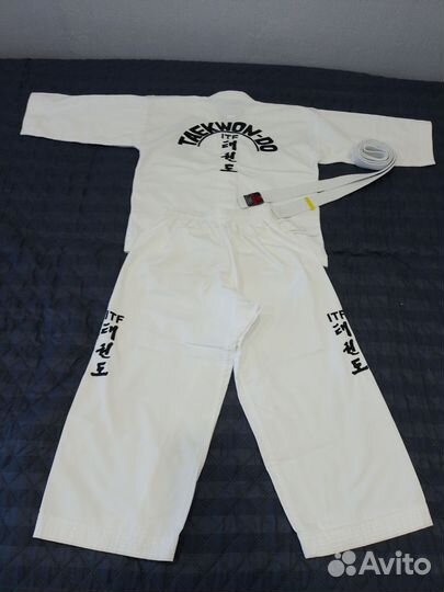 Экипировка для тхеквондо добок itf khan green hil