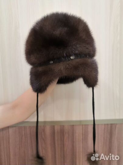 Шапка норковая 56