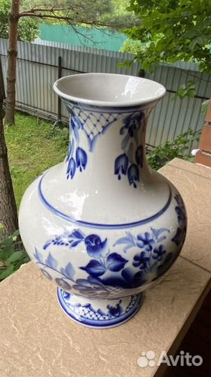 Гжель СССР. Ваза