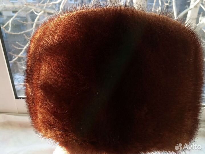Норковая шапка мужская 59 60