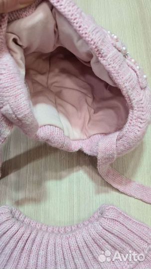 Шапки на девочку 1-2г пакетом