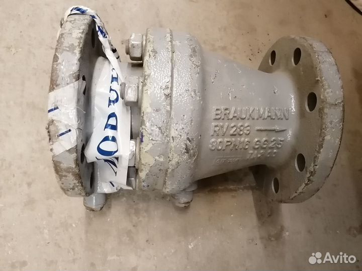 Клапан обратный Braukmann RV283 DN80 PN16