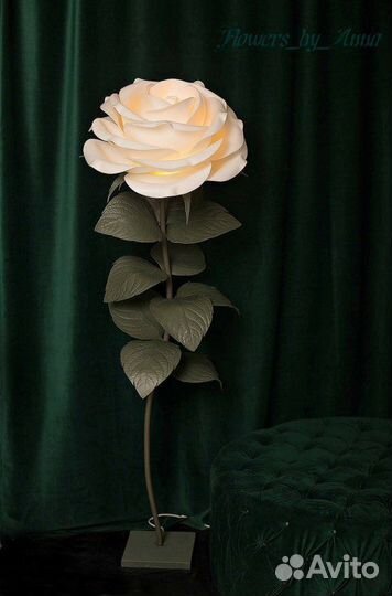 Роза - светильник напольный 