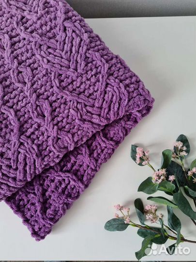 Плед детский плюшевый