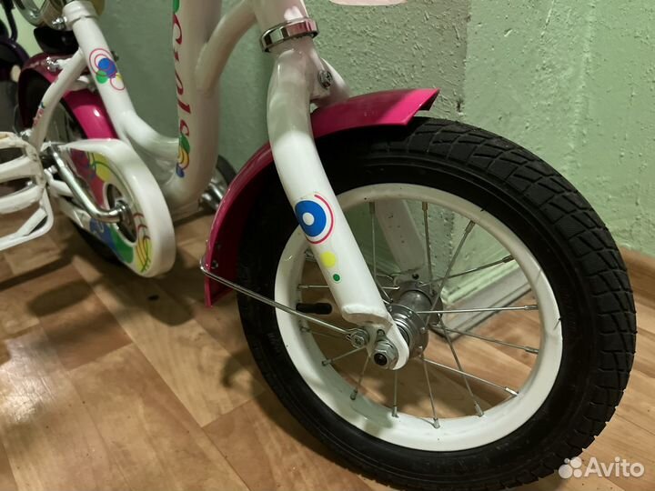 Детский велосипед с родительской ручкой бу