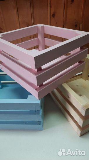 Ящик деревянный подарочный декоративный