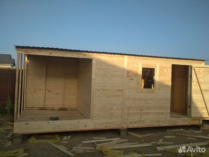 Бытовка и хозблок из прочных материалов