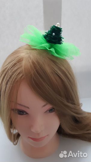 Ободоки и заколка елка