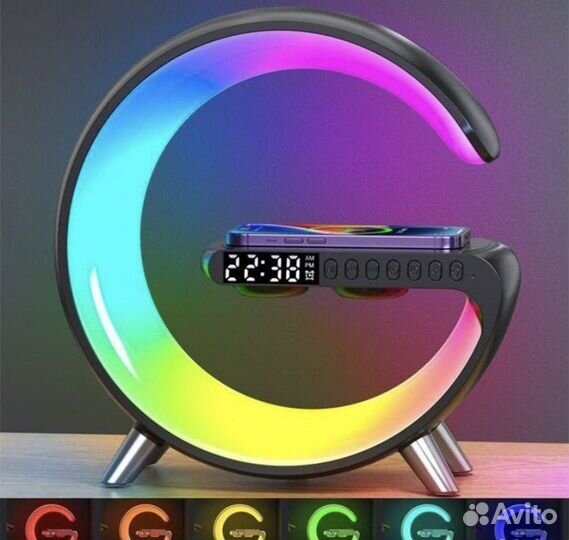 Ночник 4 в 1 (будильник часы ночник колонка)