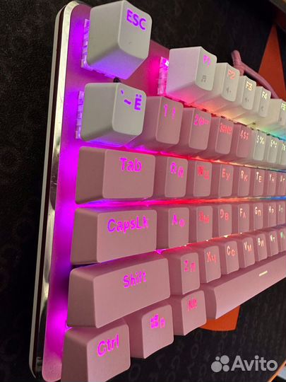 Механическая клавиатура Zet gaming blade pro pink