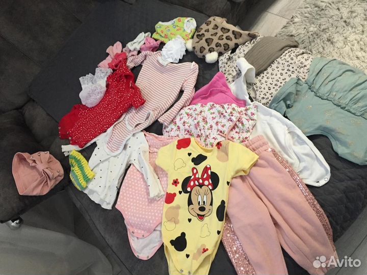 Вещи пакетом на девочку 80 86
