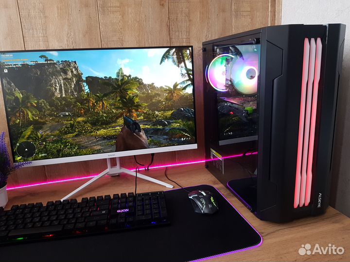 Мощный Игровой пк Intel 10/20 ядер/16gb/RX 580 8gb