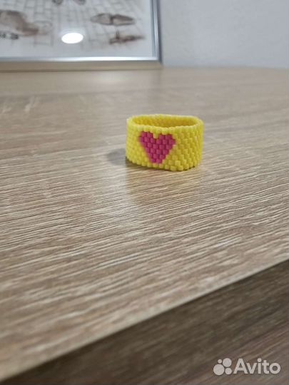 Кольцо из бисера