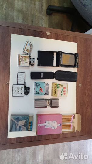 Зажигалка бензиновая и спички Япония