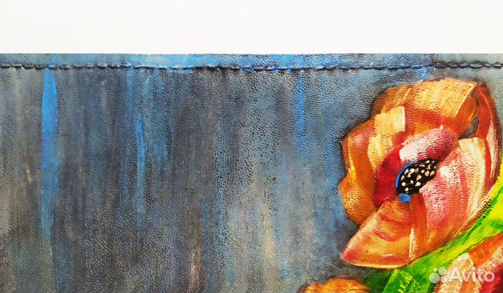 Обложка на паспорт ручной работы