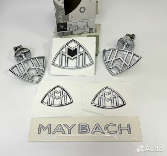 Эмблемы maybach металл