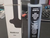 Самая черная акриловая краска black 4.0