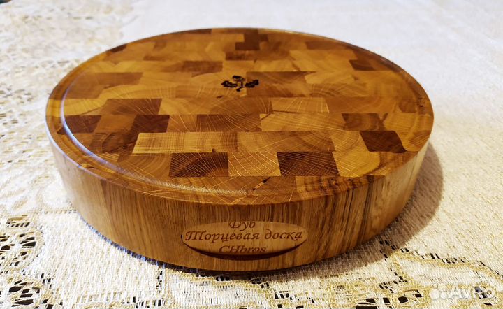 Круглые разделочные торцевые доски CHbros