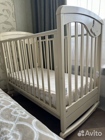 Кроватка-качалка Гандылян Джулия Бабочка