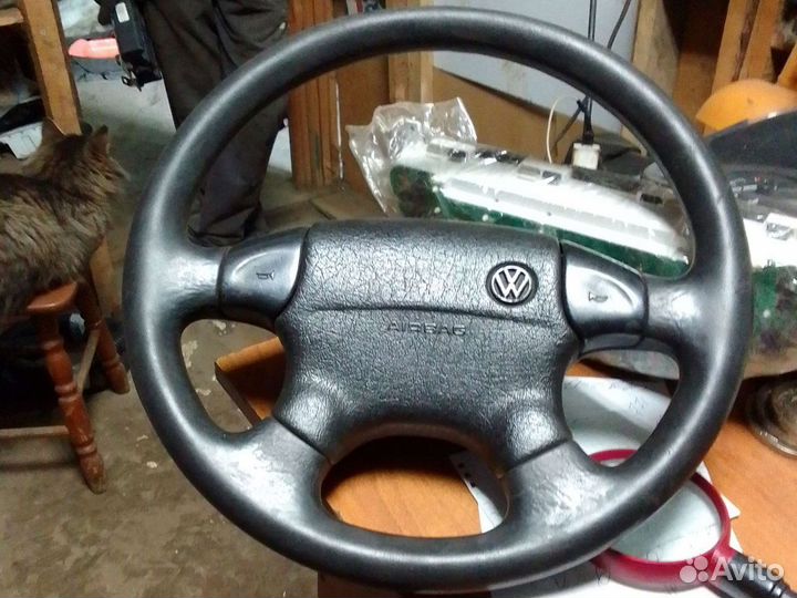 Руль с подушкой wvгольф 3