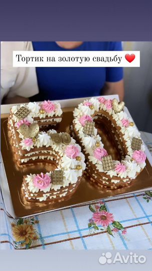 Торт цифра на заказ