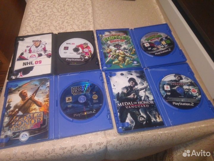 Диски playstation 2,3, PSP, Xbox 360 лицензия