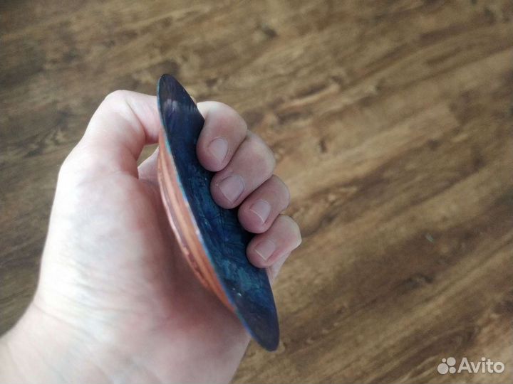 Тарелочка из меди и горячей эмали