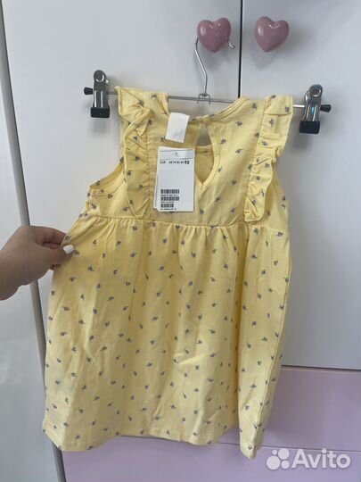 Новая одежда h&m для девочки пакетом