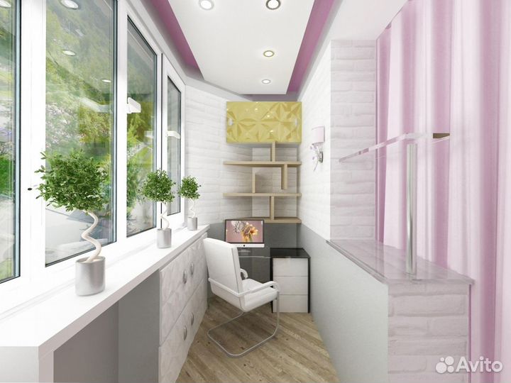 Комплексное остекление и отделка