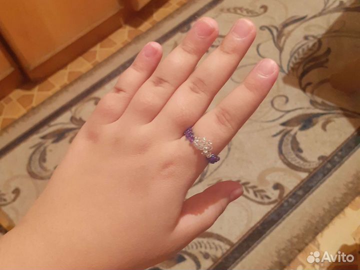 Кольцо из бисера