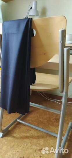 Ткань габардин темно-синий, 150см-88см