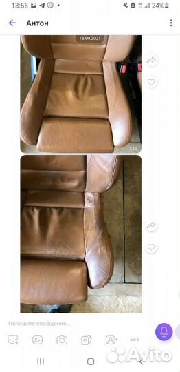 Передние сиденья спорт е70 салон е70