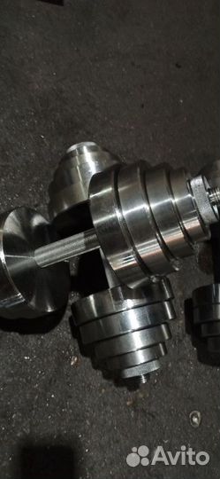 Гантели стальные 2*25 кг