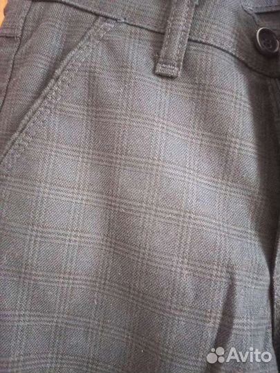 Рубашка праздничная с бабочкой, брючки школьные