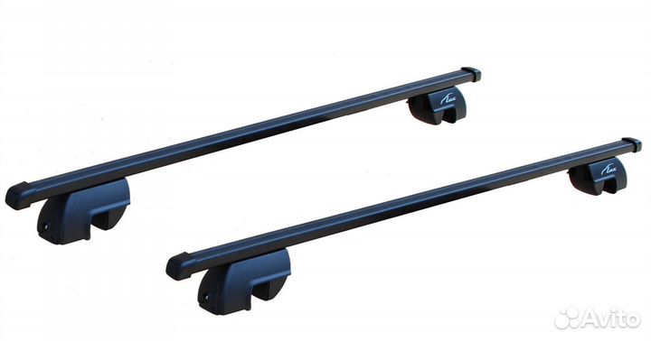 Багажник на рейлинг с поперечинами аэродинамически