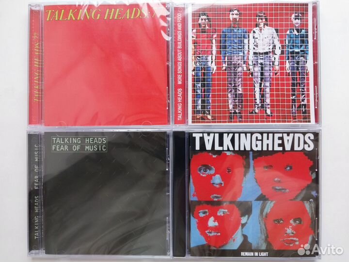 CD диски New Order, Talking Heads, Talk Talk