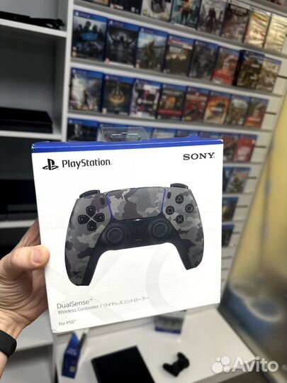 Геймпад dualsense ps5 новый (камуфляж)