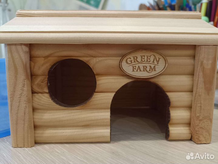 Домик и колесо для хомяка