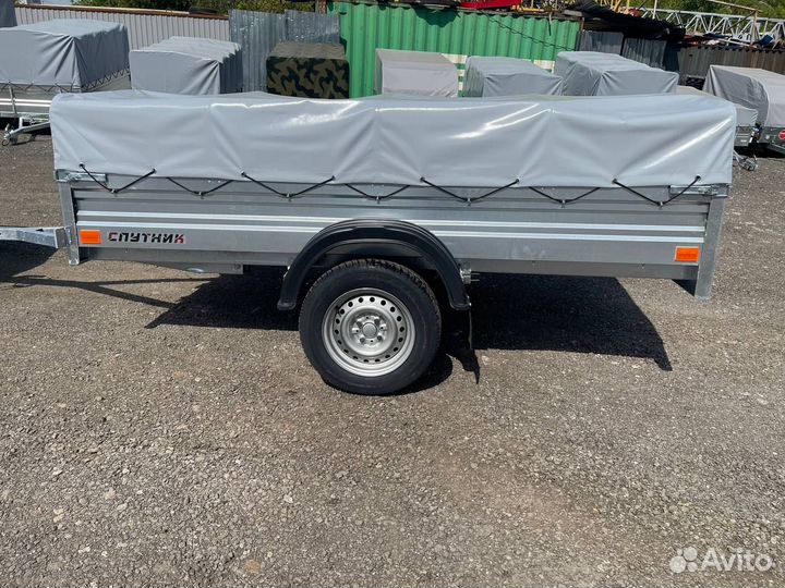 Прицеп новый «Спутник» 2540х1300х300 с тентом