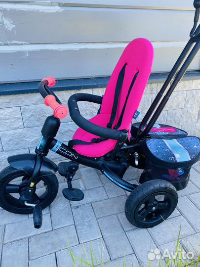 Велосипед коляска с ручкой