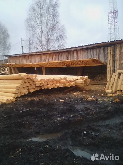 Оцилиндрованное бревно, срубы бань