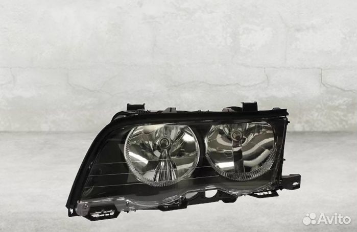 E46 Фара левая с регулировочным мотором внутри чер
