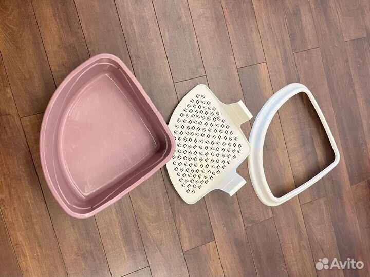 Лоток для кошек угловой