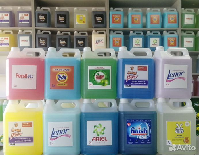 Бытовая химия Гели для стирки, кухни и дома 5 л
