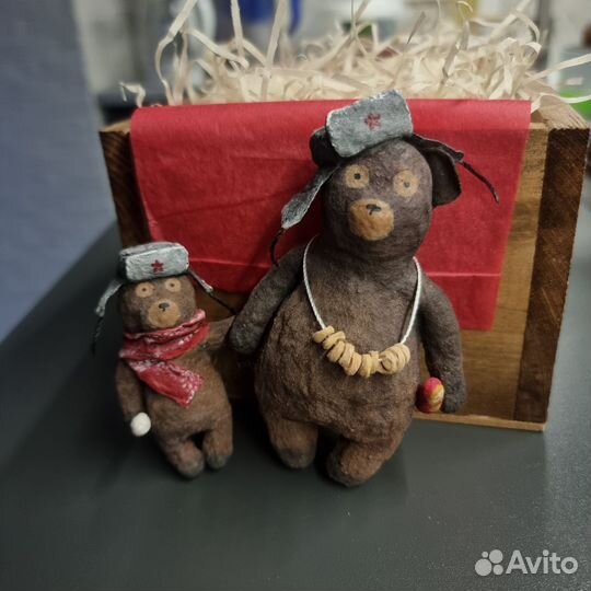 Ватная игрушка Русские медведи