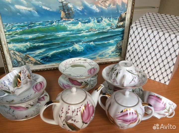 Чайный сервиз лфз ифз Розовый тюльпан