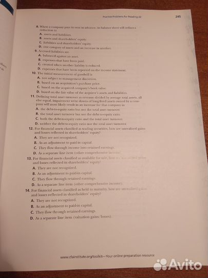 Financial statements Analysis CFA program книга