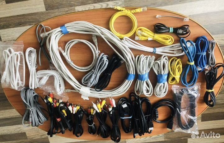 Кабели Rj 45 rca пачкорд от 1,8м- до 25м