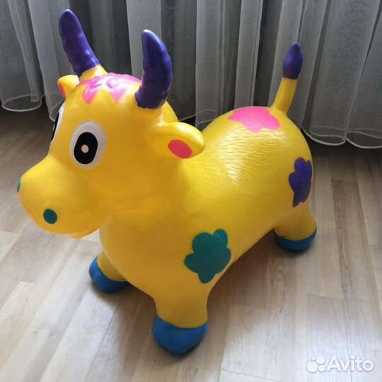 Игрушка Корова прыгун