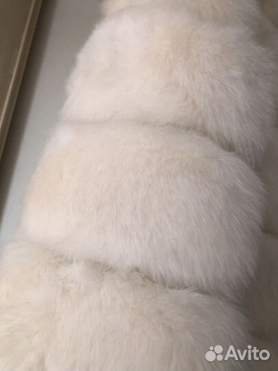 Шуба натуральная песец